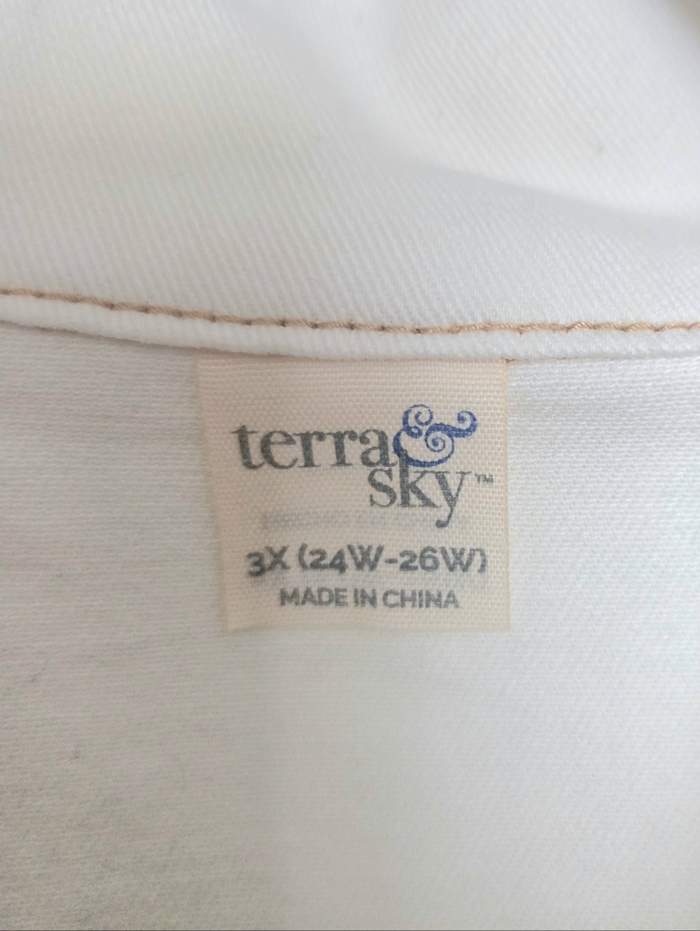 Womens Cream Denim/Utility Jacket - Picture 8 of 14